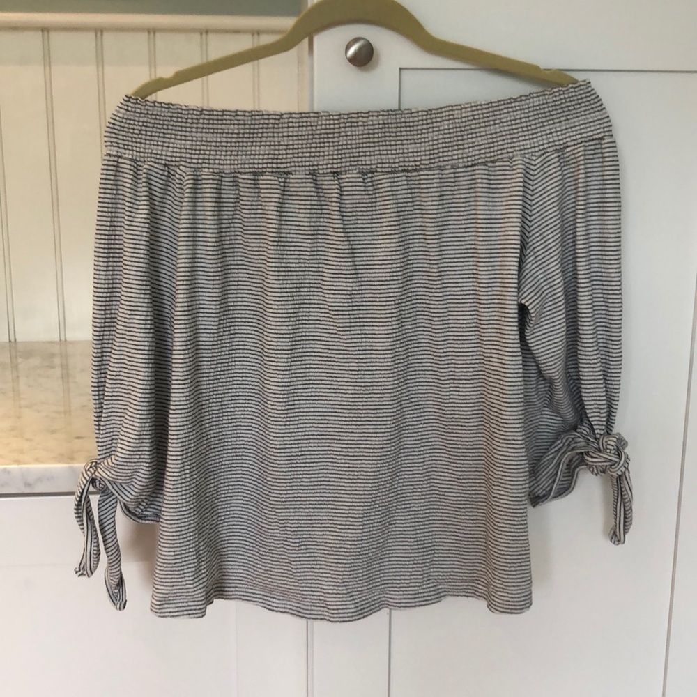 Pebble & Stone striped top